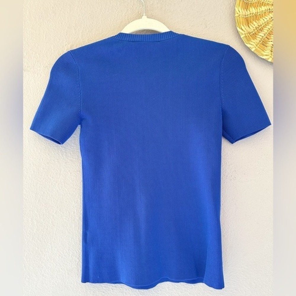Helmut Lang‎ Blue Essential Zip Top Size XS - Picture 4 of 4